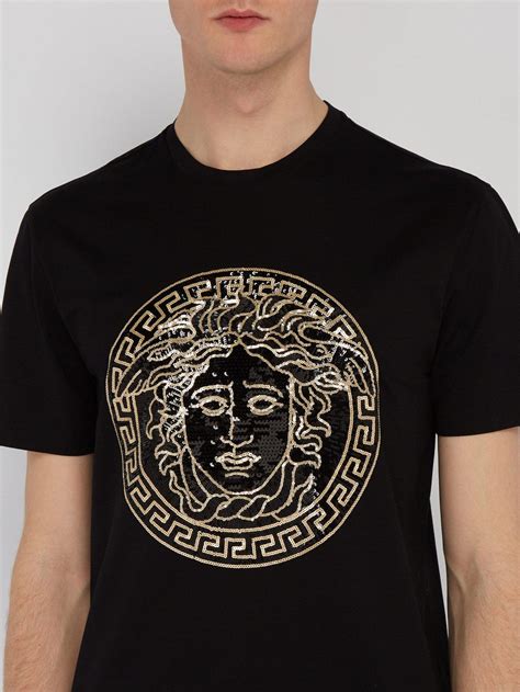 versace medusa head t shirt|versace medusa print t shirt.